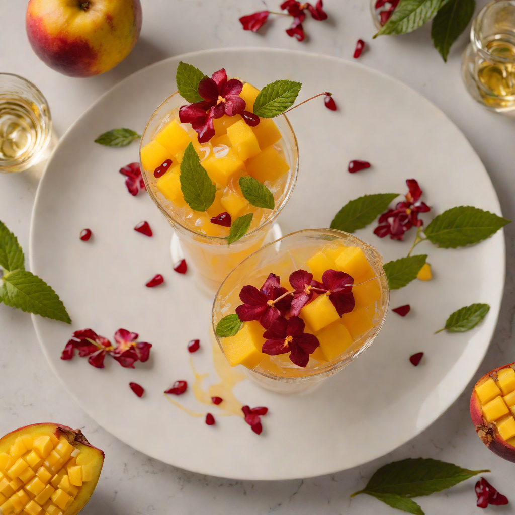 Mango-Hibiscus Sparkler
