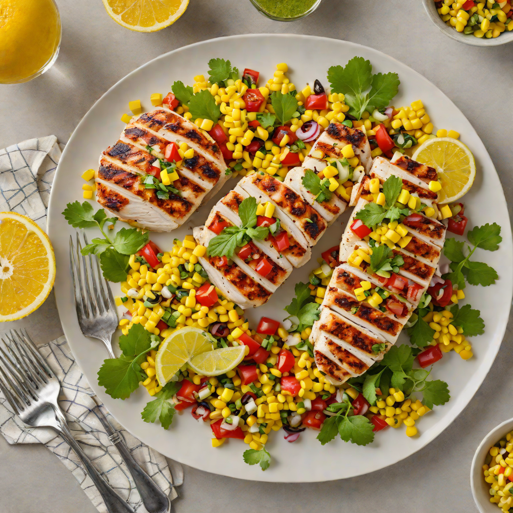 Grilled Citrus-Herb Chicken with Regional Corn Salsa