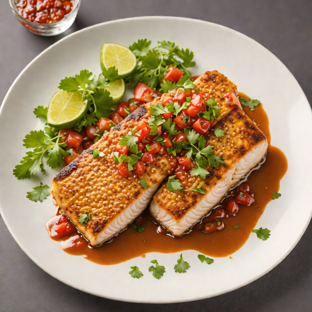 Pan-Seared Mahi-Mahi with Puerto Rican Sofrito Sauce