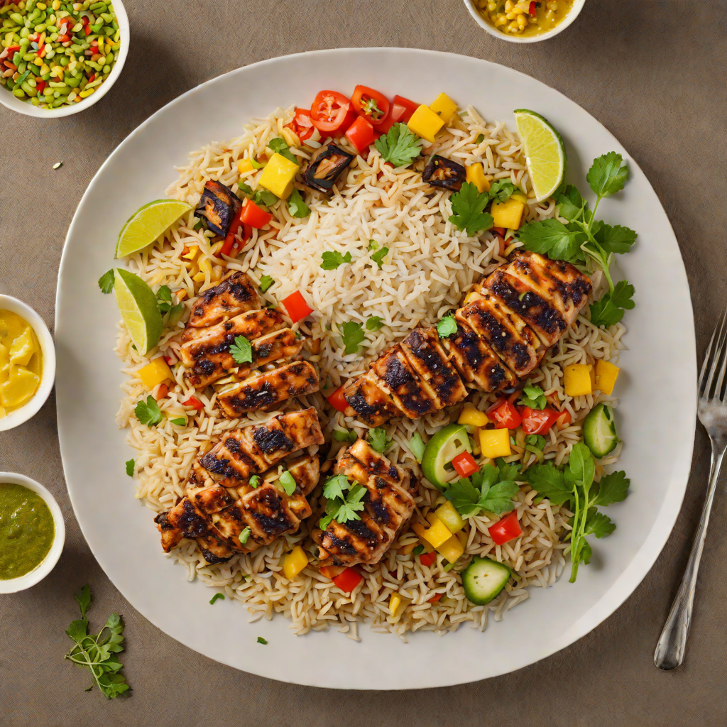 One-Pot Caribbean Jerk Chicken Rice