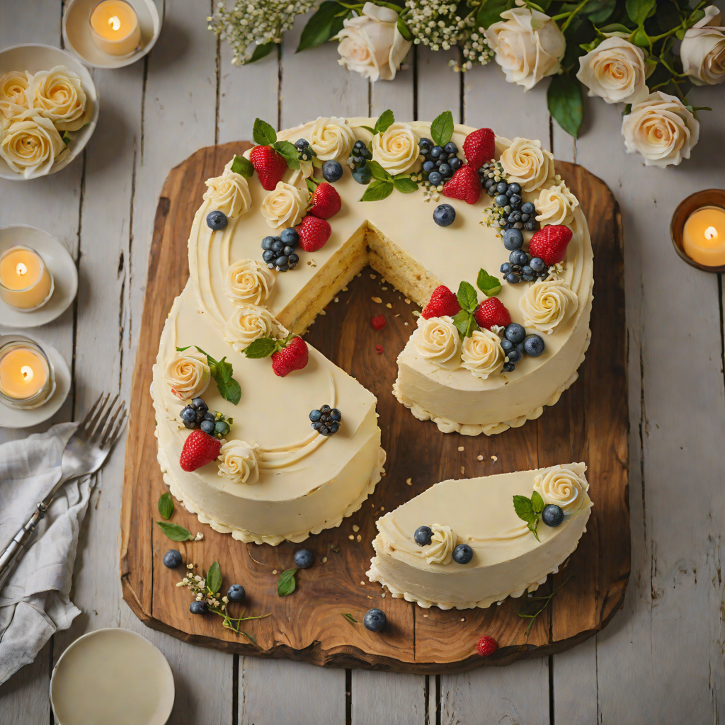 Personalised Vanilla Buttercream Celebration Cake