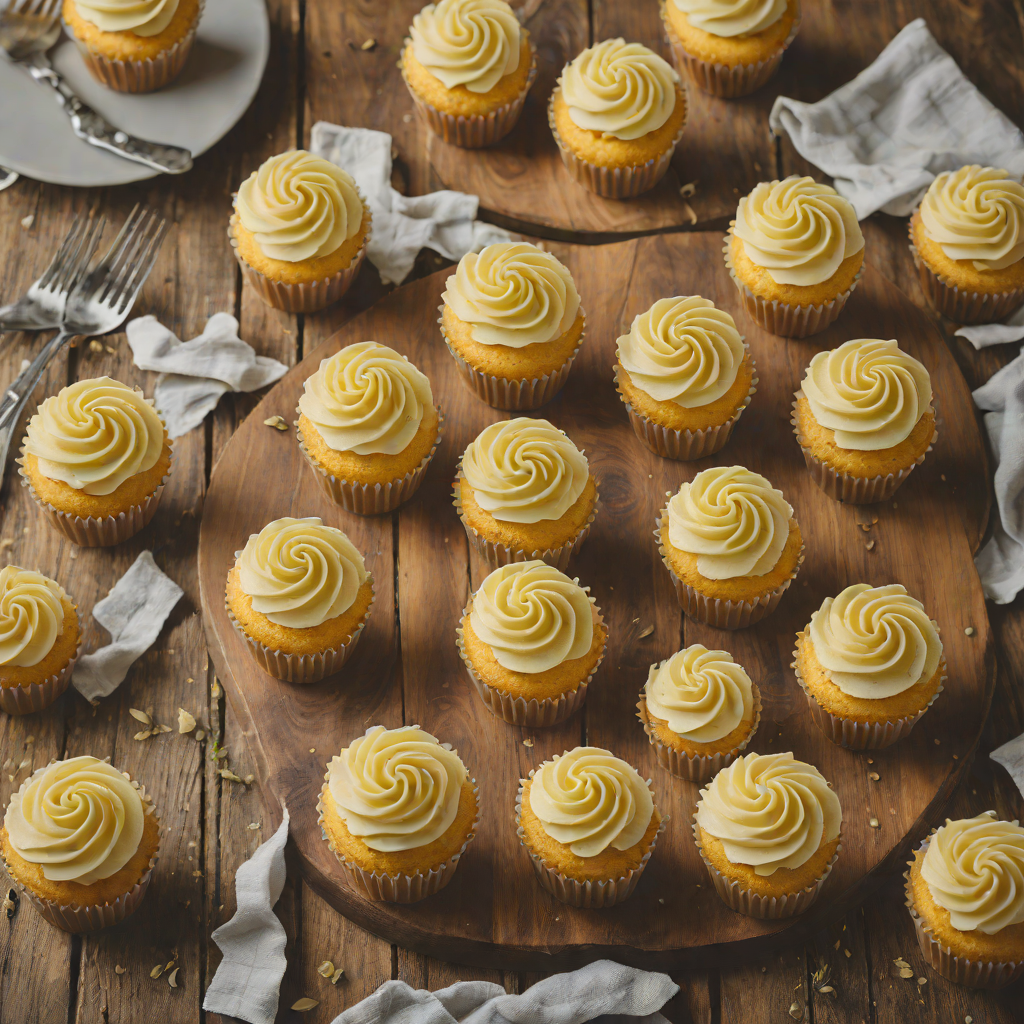 Customisable Vanilla Cupcakes with Buttercream Swirls