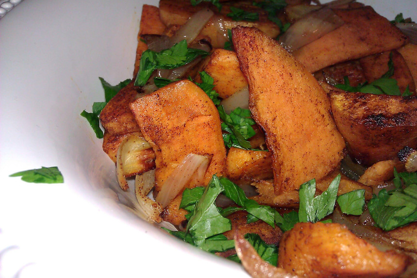 Authentic NBA-Style Spiced Sweet Potatoes