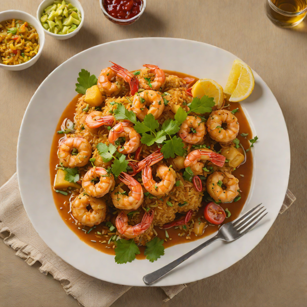 Caribbean-Style Puerto Rican Mofongo with Garlic Shrimp