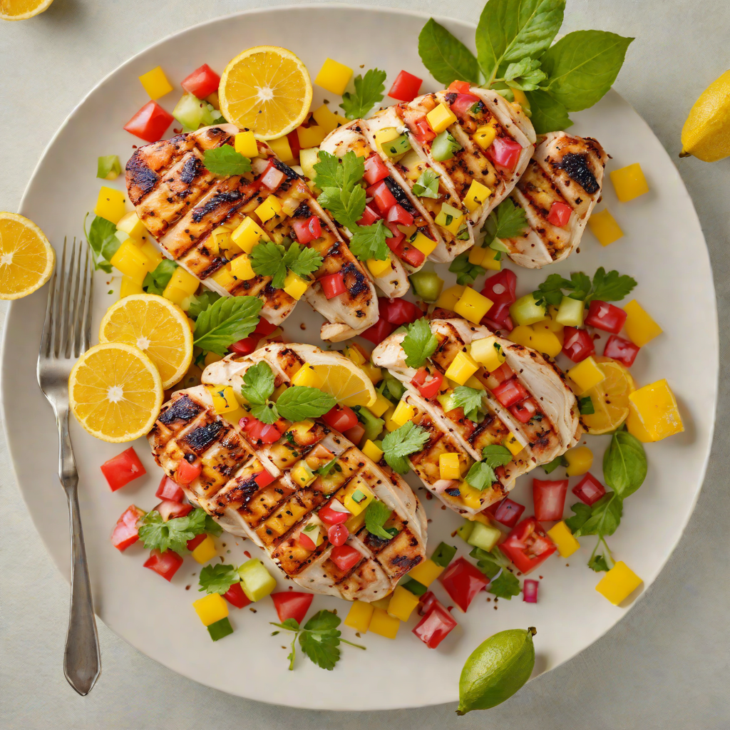 Citrus-Marinated Grilled Chicken with Tropical Salsa