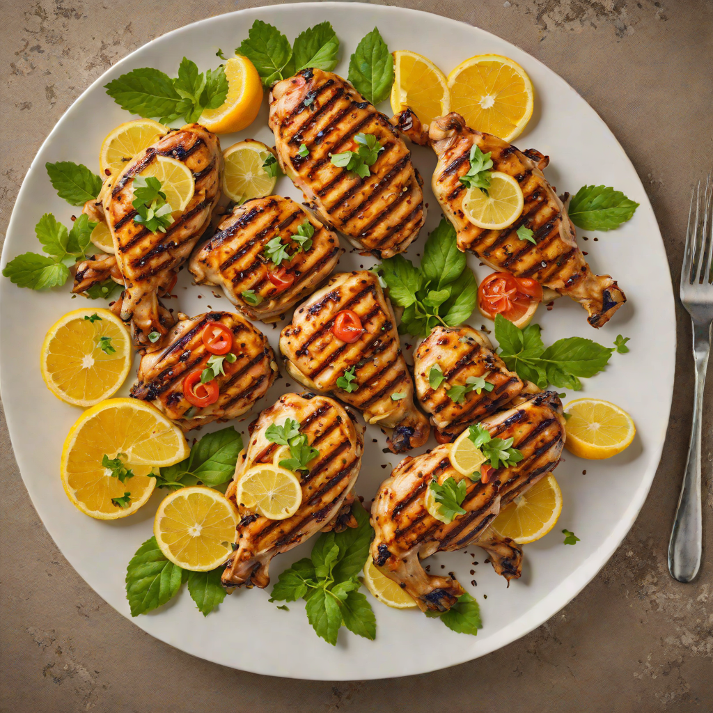 Caribbean-Style Citrus Marinated Grilled Chicken