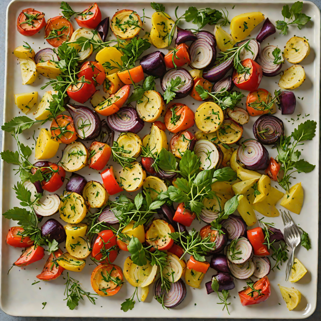 Sheet Pan Herb-Roasted Regional Vegetables with Garlic Butter