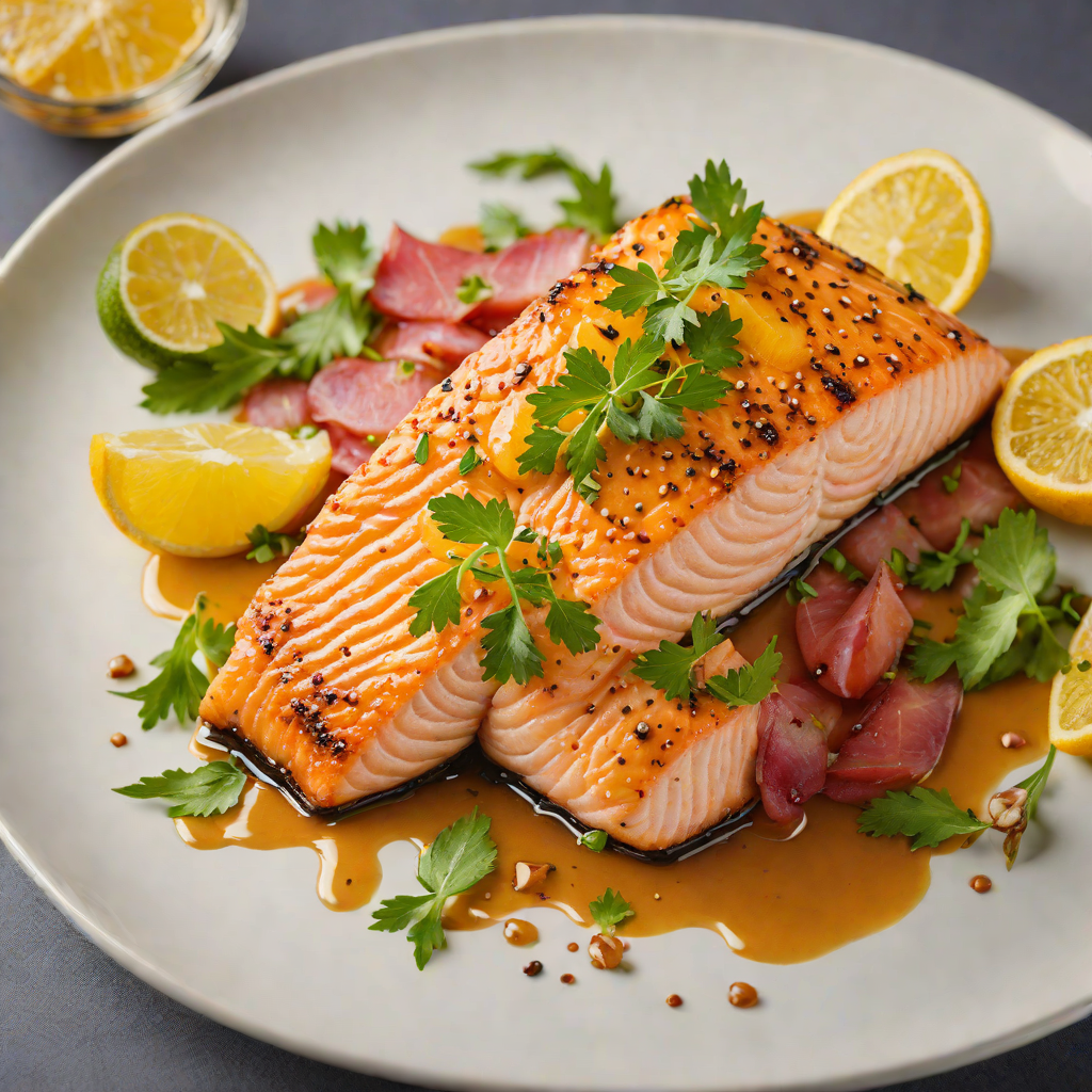 Pan-Seared Salmon with Regional Citrus Glaze