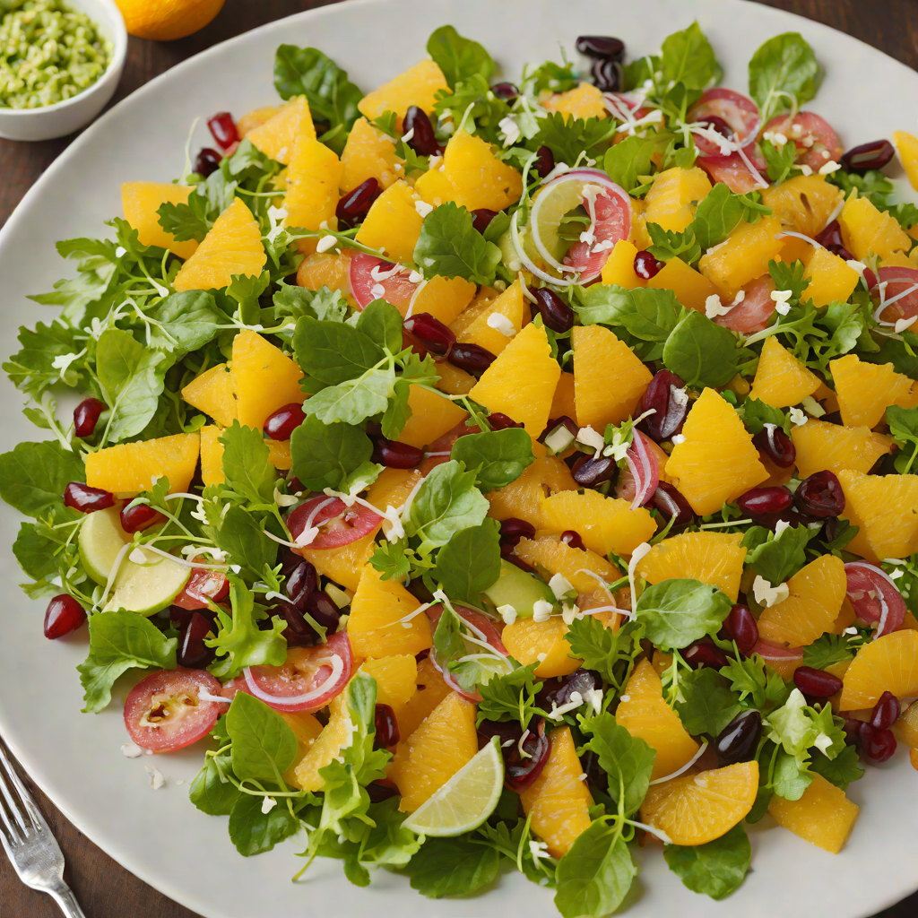 Compass Point Citrus Salad with North Wind Vinaigrette