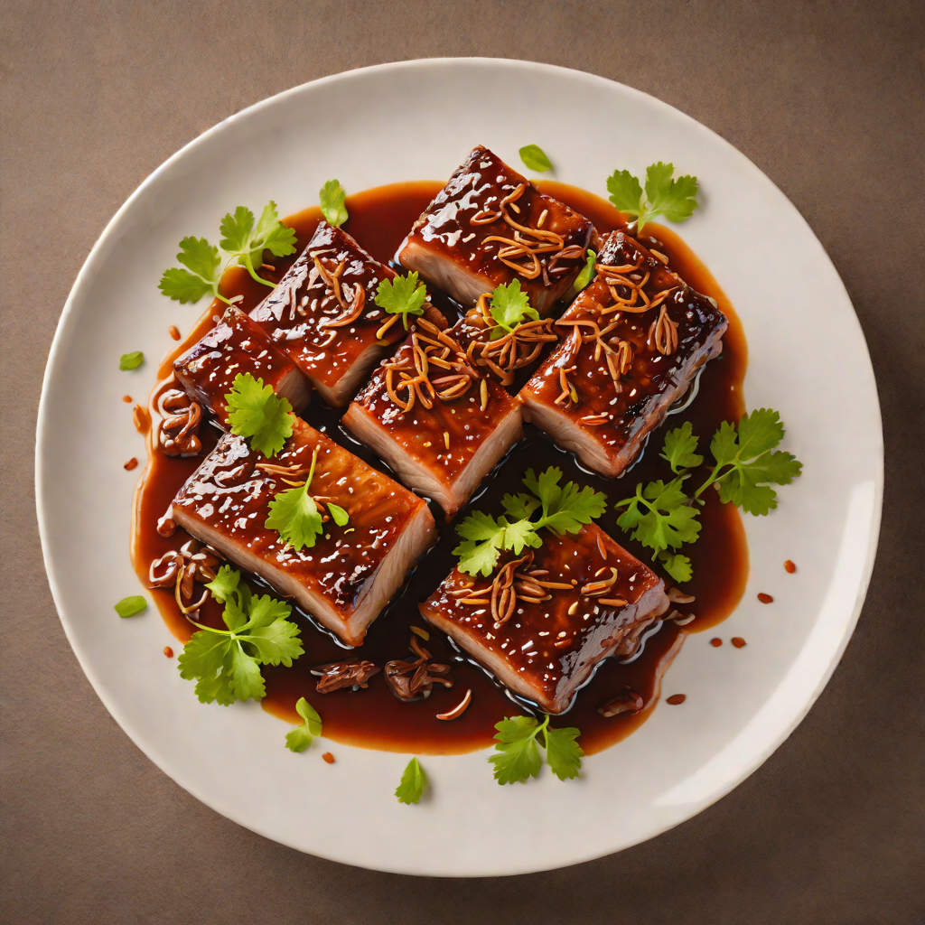 Shanghai-Style Red-Braised Pork Belly with Star Anise