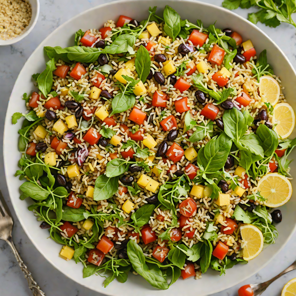 Fiber-Rich Mediterranean Quinoa Salad with Lemon-Dill Dressing
