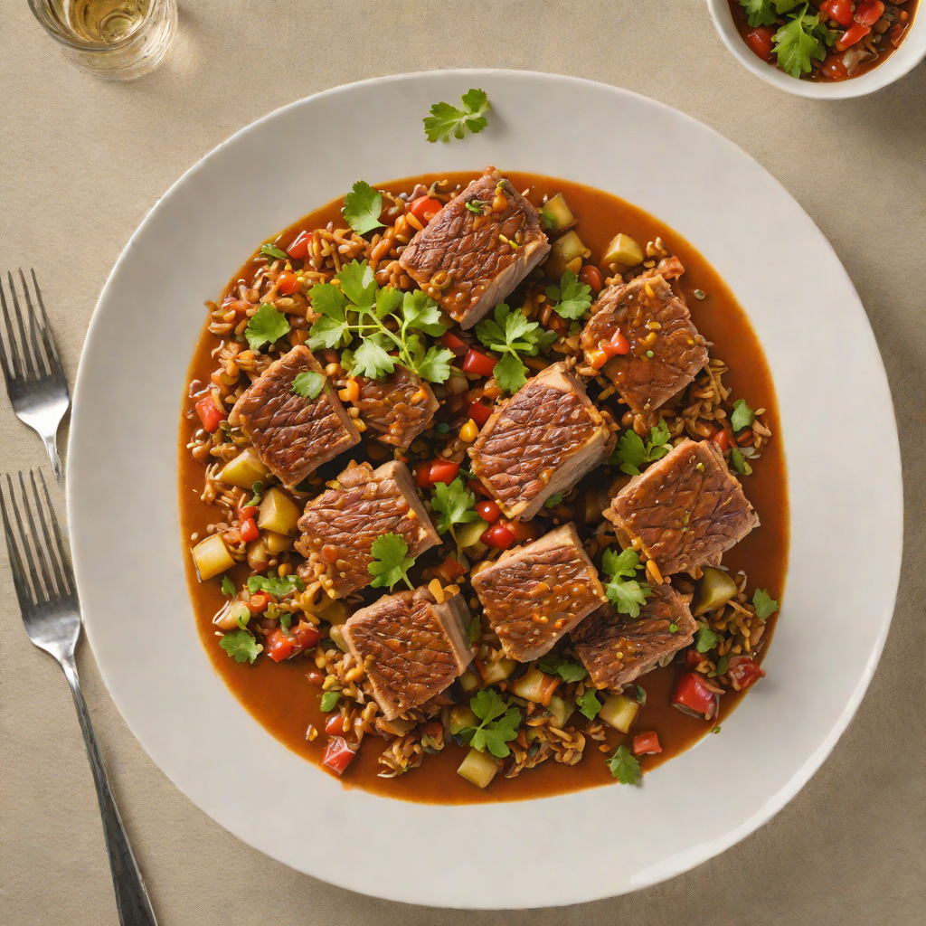 Puerto Rican Slow-Braised Pork with Sofrito and Adobo