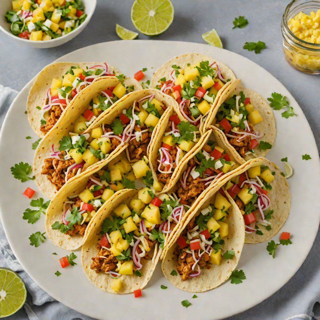 Island-Spiced Chicken Tacos with Pineapple Salsa