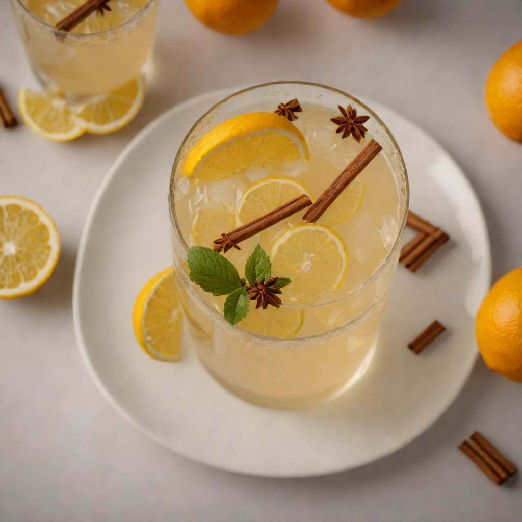 Citrus-Spiced Tequila Sour with Cinnamon