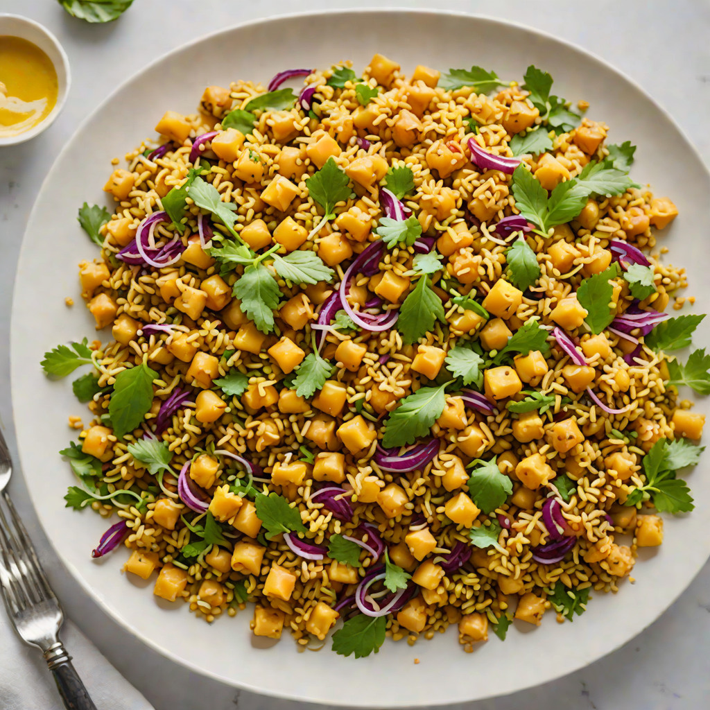 Baked Turmeric-Spiced Chickpea and Quinoa Salad