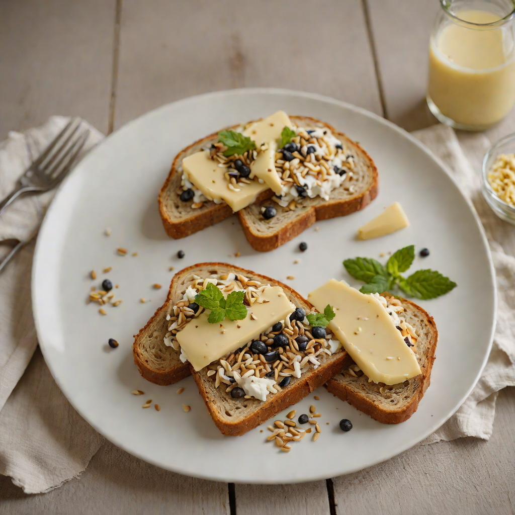 Gluten-Free Casero Bread Toast with Coconut Milk and Mixed Seed Butter