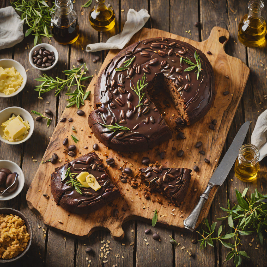 Quick Olive Oil and Dark Chocolate Olive Oil Cake