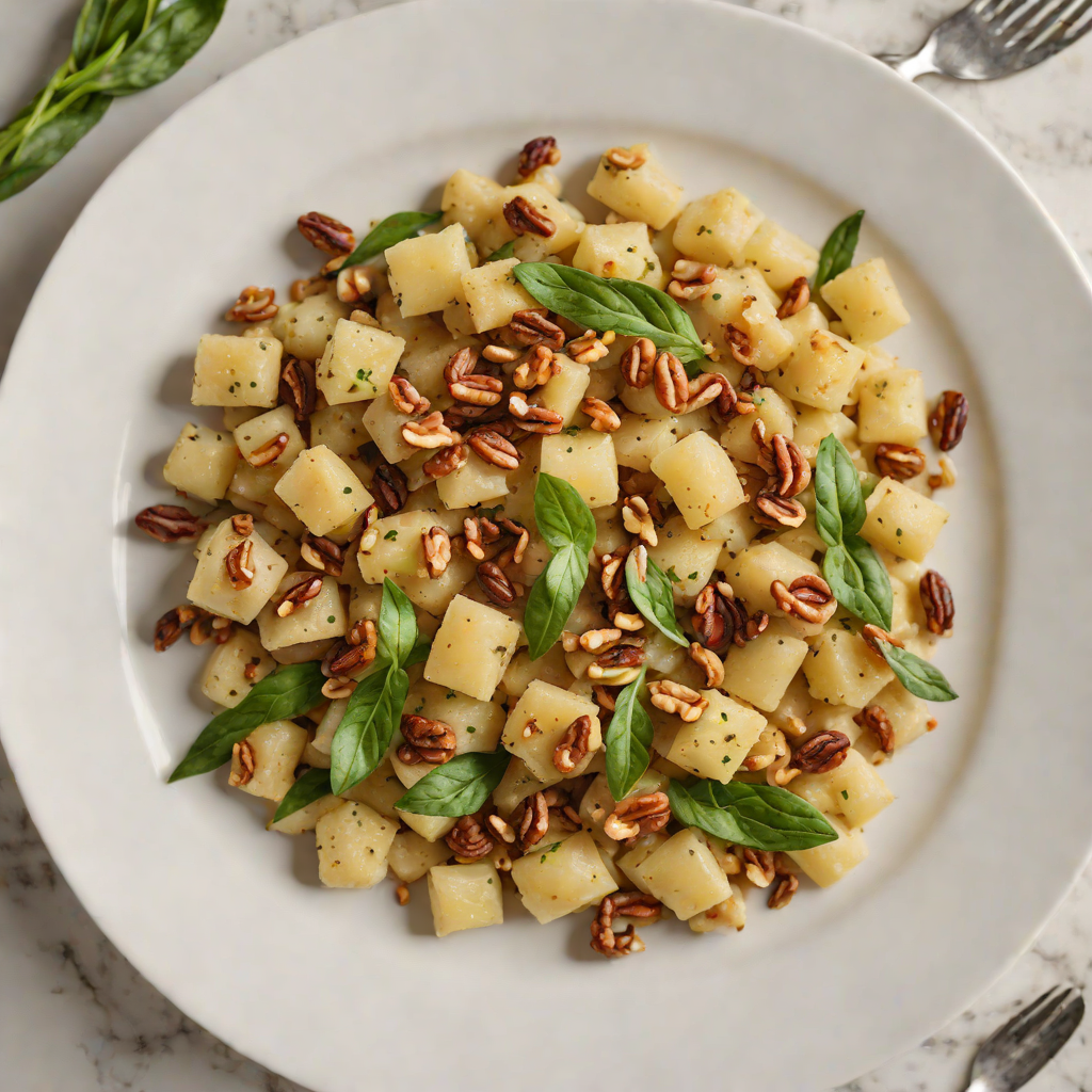 Pan-Seared Sage and Brown Butter Gnocchi with Toasted Walnuts