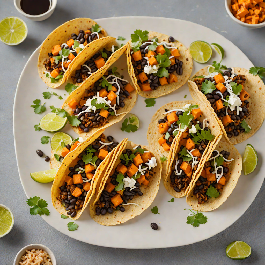 Fiber-Rich Black Bean and Sweet Potato Tacos