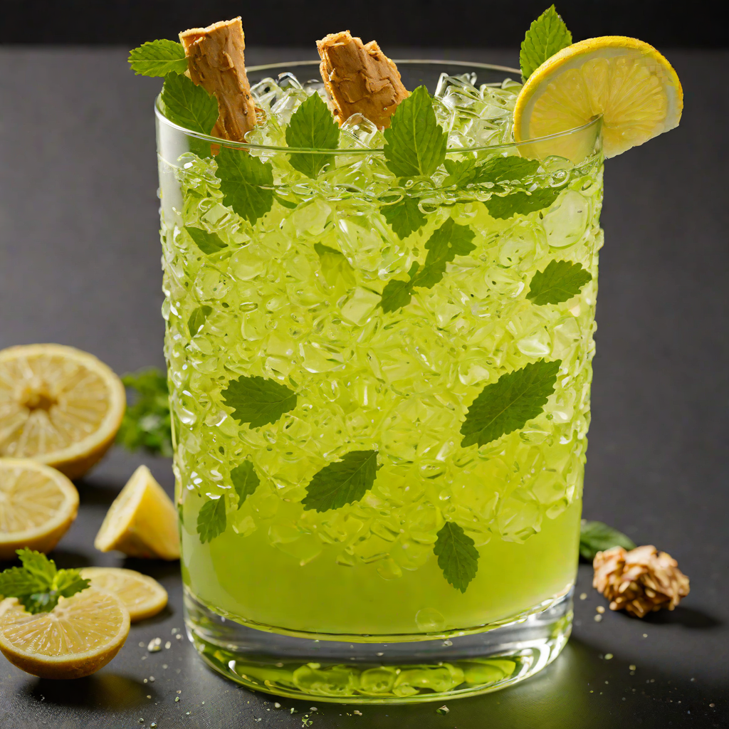 Fiber-Rich Ginger Green Refresher