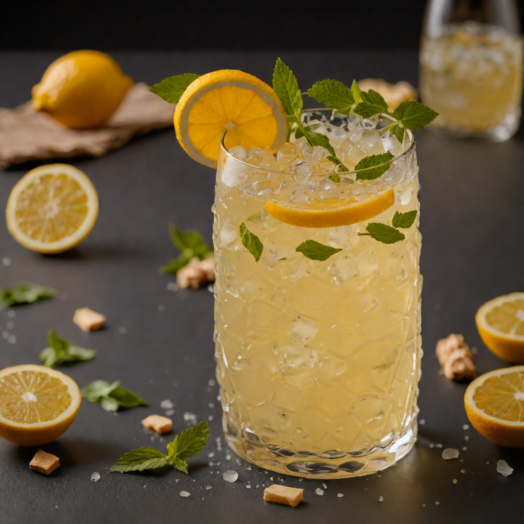 Muddled Ginger Citrus Fizz