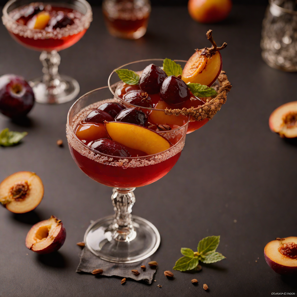 Spiced Plum and Bourbon Stir