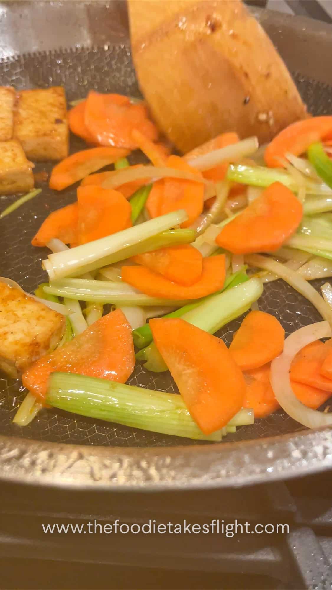 Joyful Vegetable Stir-Fry with Golden Crispy Tofu