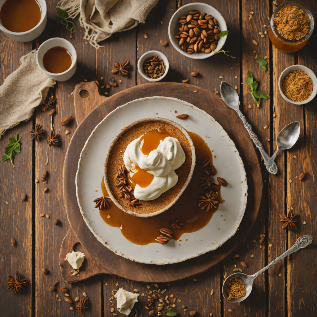 Ethiopian Honey-Spiced Coffee Dessert with Cardamom Cream