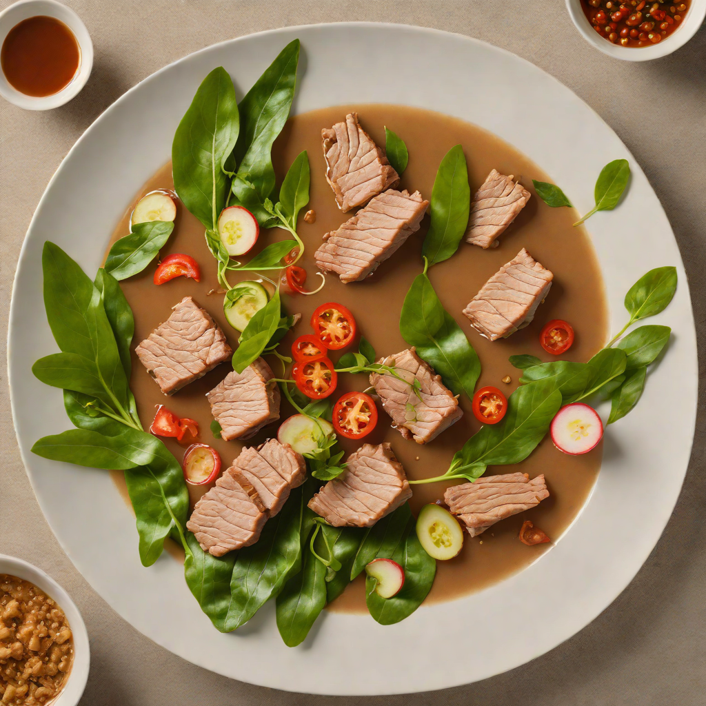 Tamarind-Based Pork Sinigang with Radish and Water Spinach