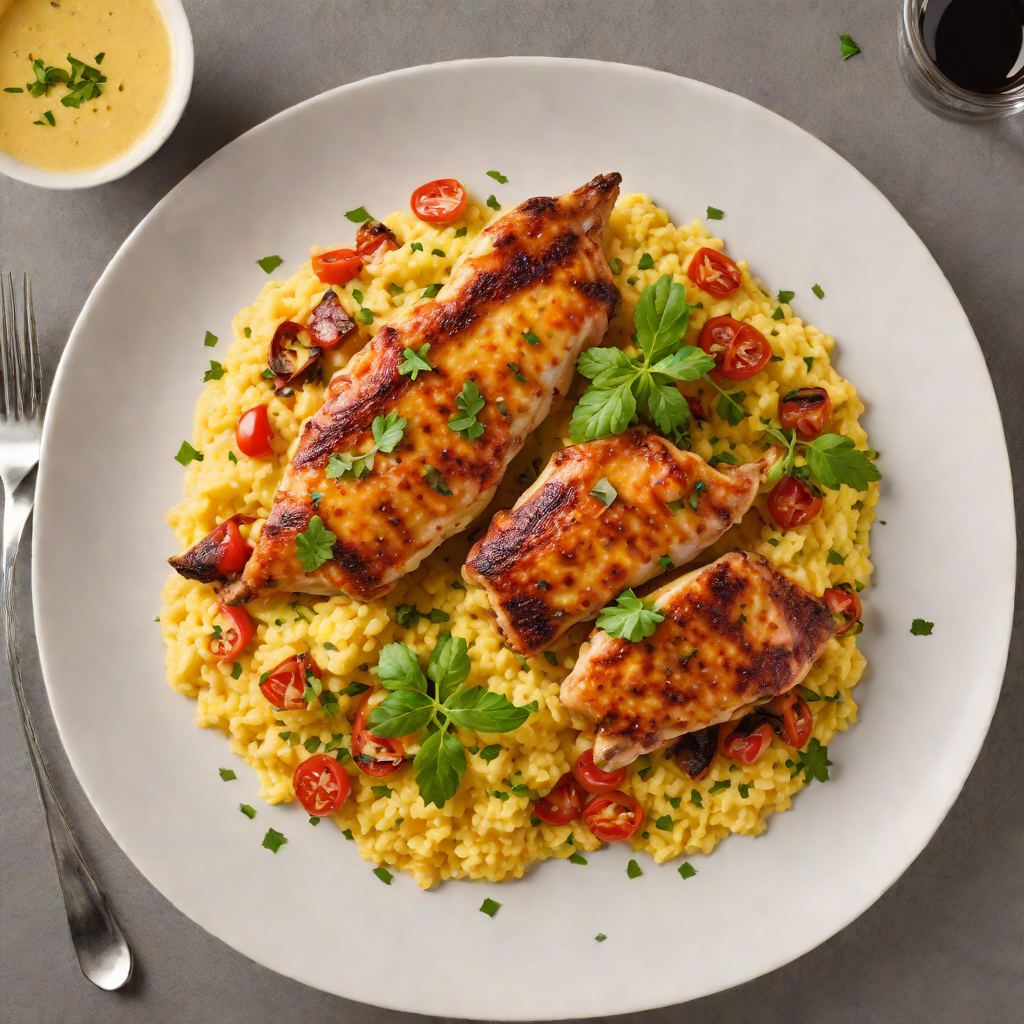 Jazz-Inspired Spiced Cajun Chicken with Creamy Polenta