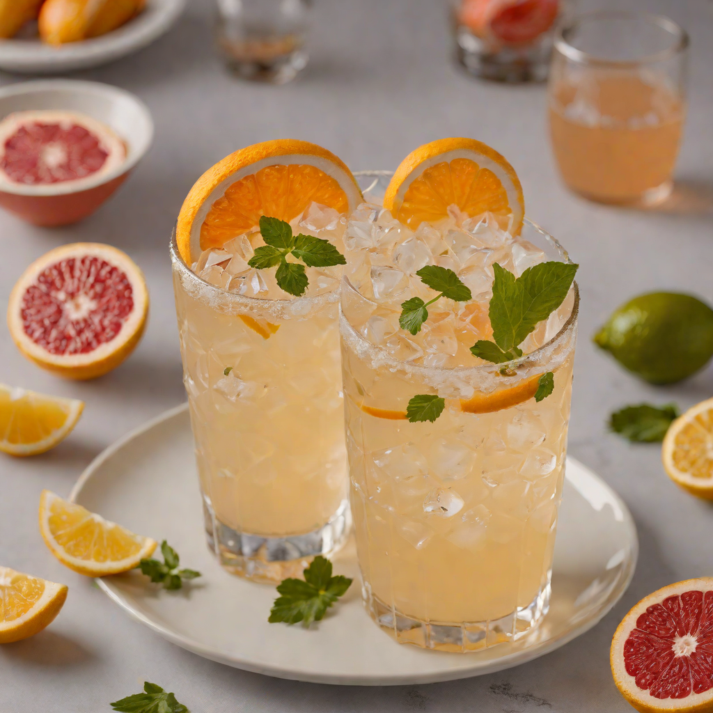 Citrus-Infused Tequila Paloma with Grapefruit Soda