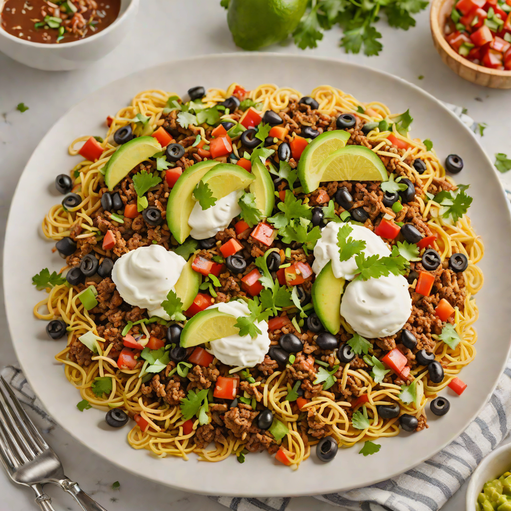 Taco-Spiced Beef and Black Bean Skillet