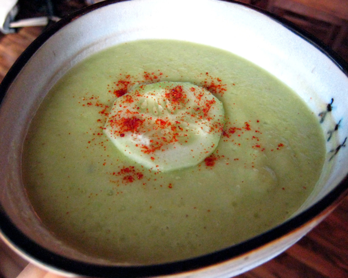 Hydrating Cucumber-Avocado Gazpacho