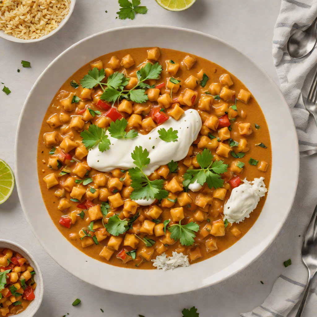 One-Pot Chickpea Curry with Greek Yogurt