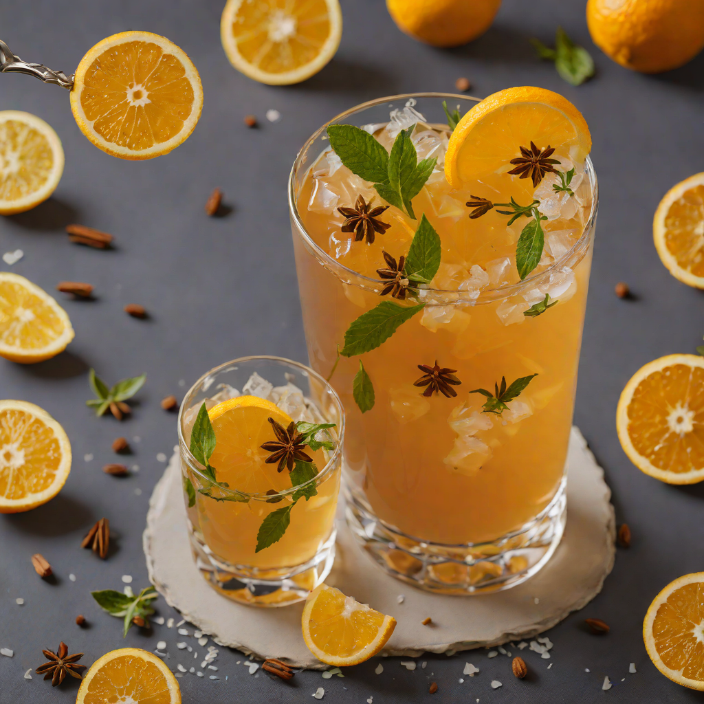 Spiced Citrus-Honey Herbal Tea for Cold Symptom Relief