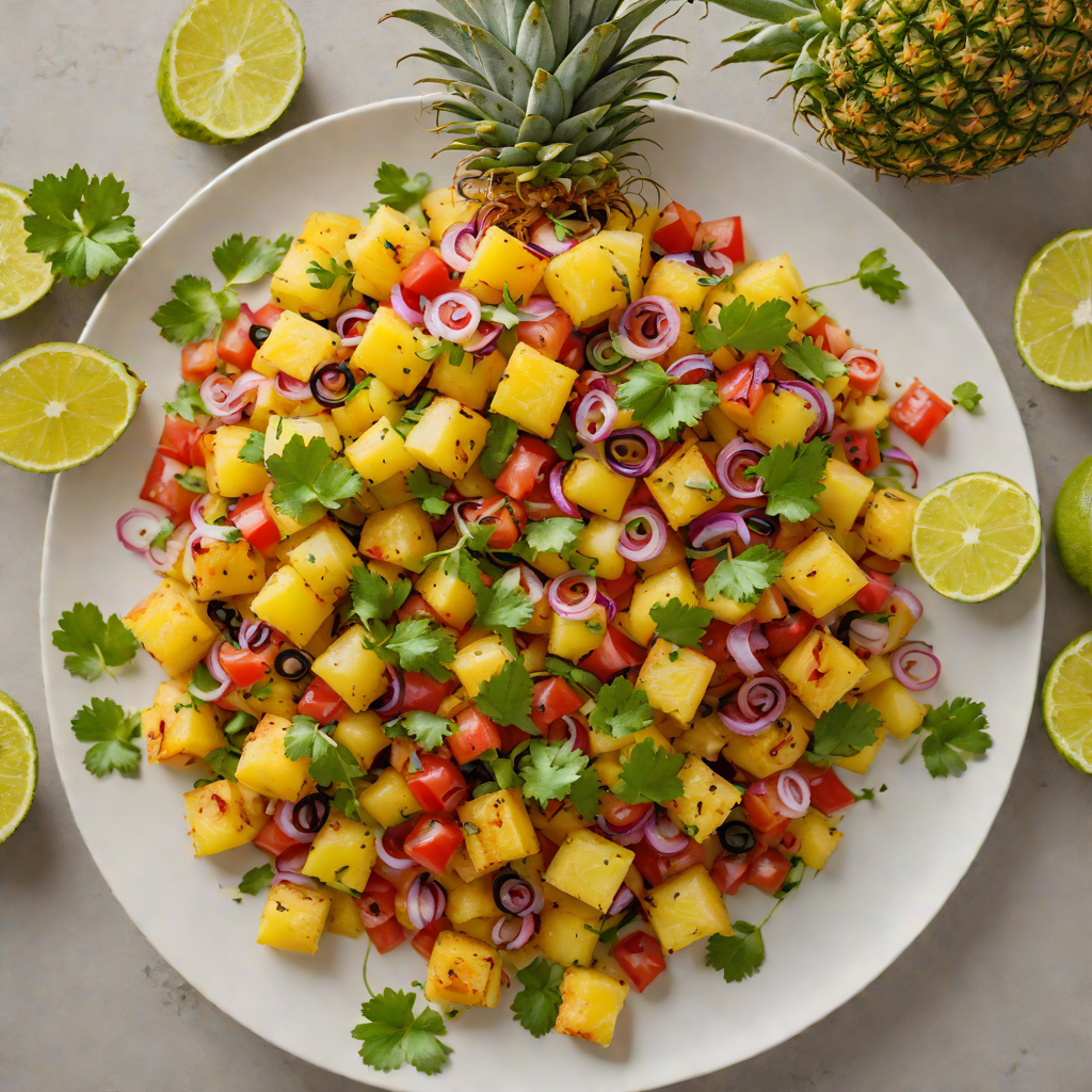 Charred Tiki-Inspired Pineapple Salsa