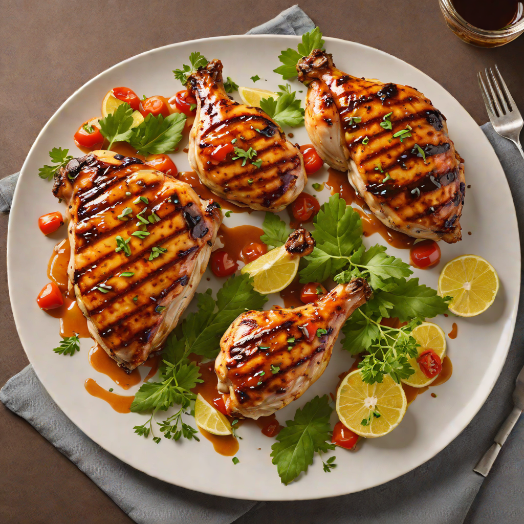 Whiskey-Glazed Grilled Chicken with Smoky Paprika