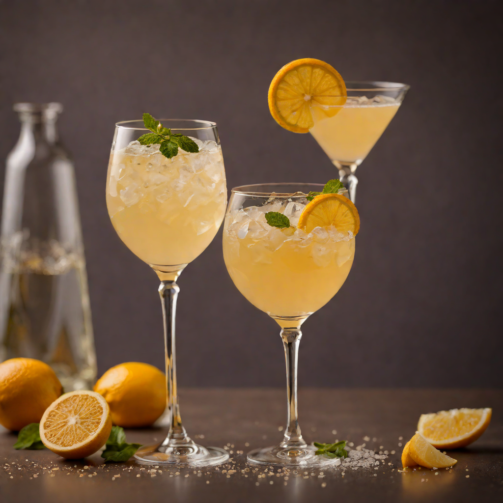 Honey-Citrus Shaken Gin Fizz