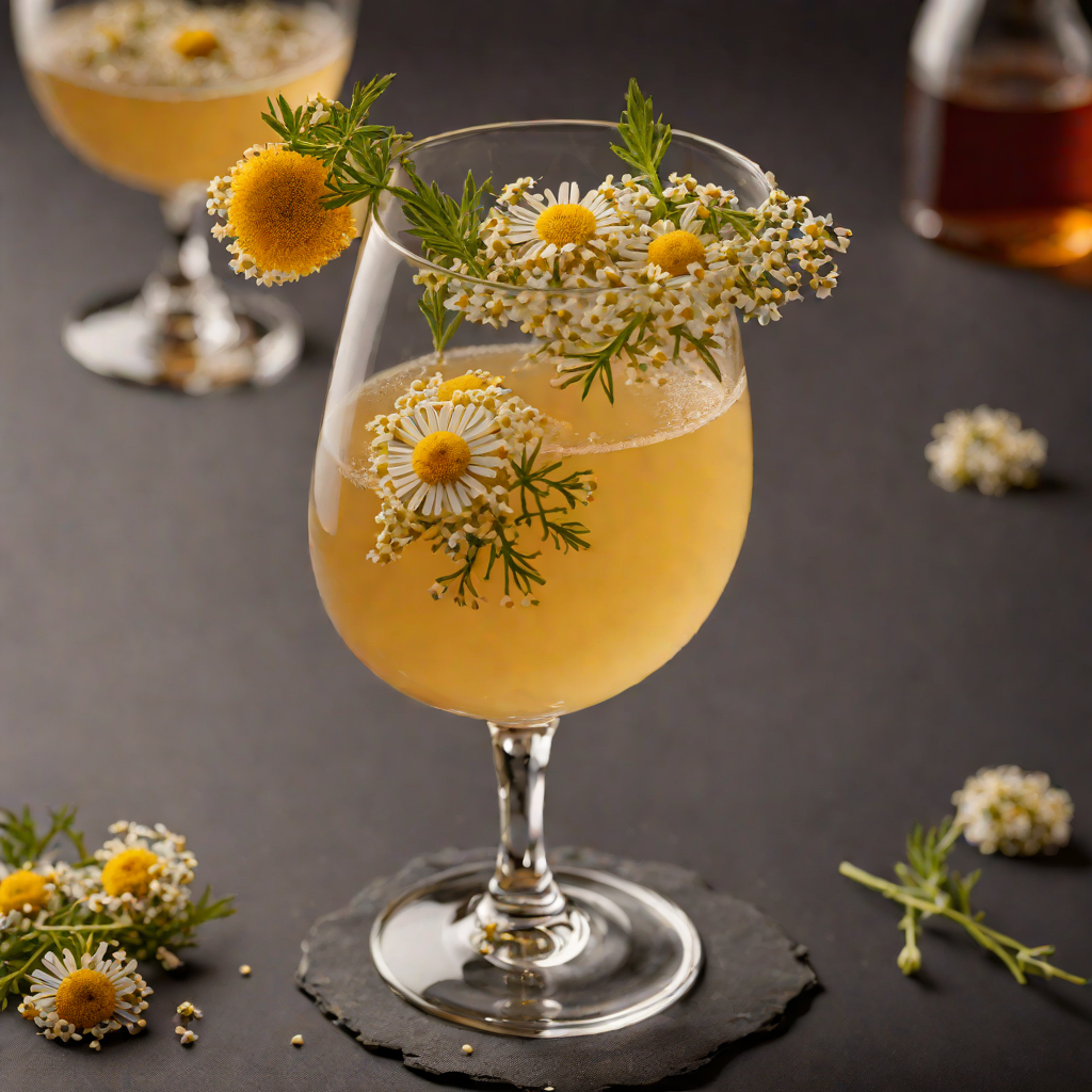 Honeyed Bourbon and Chamomile Sour