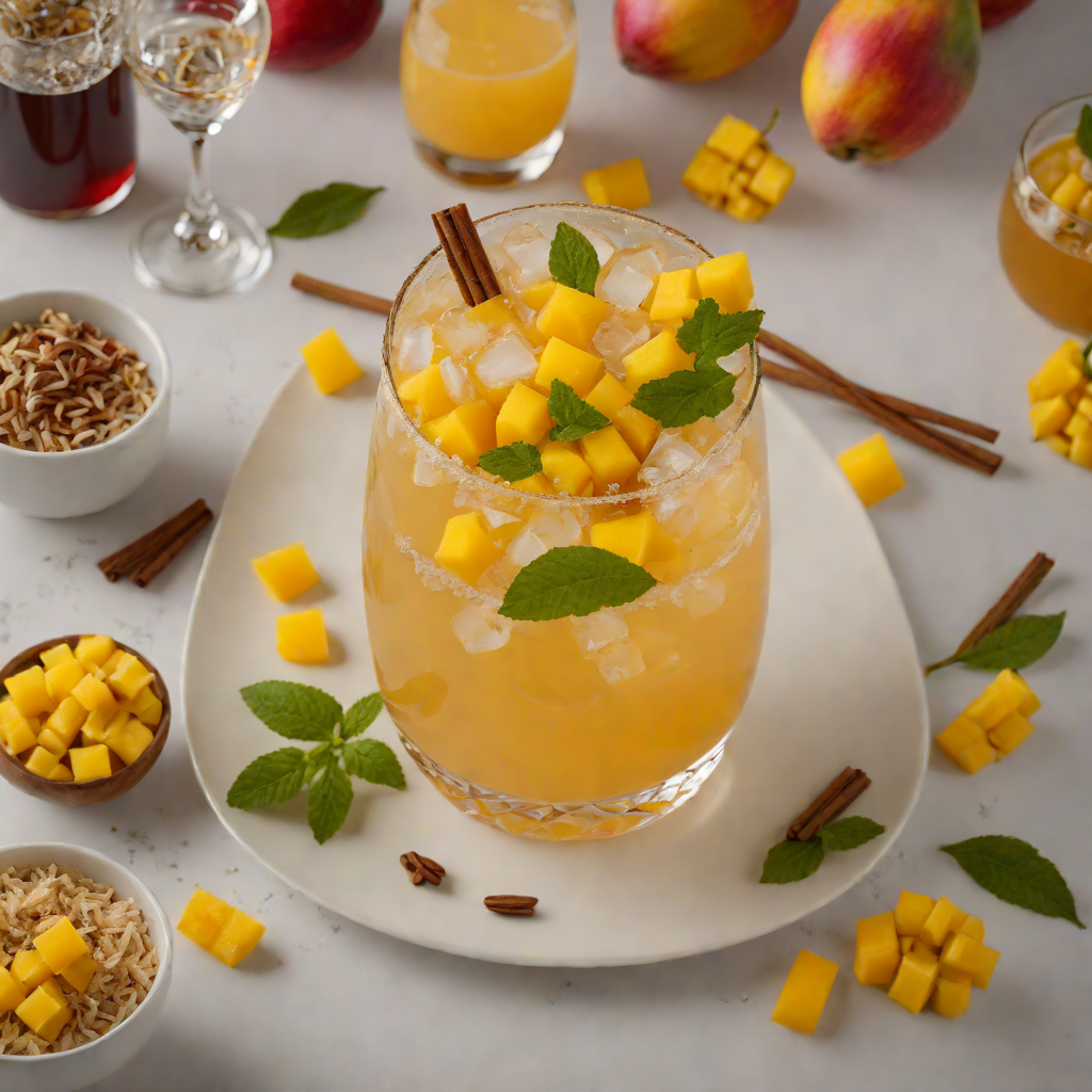 Spiced Rum and Mango Dinner Punch