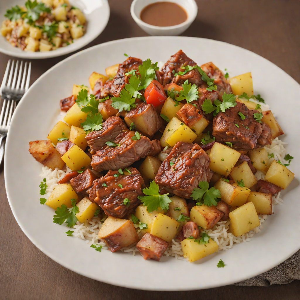 Bolivian Fricasé with Tender Pork and Potatoes