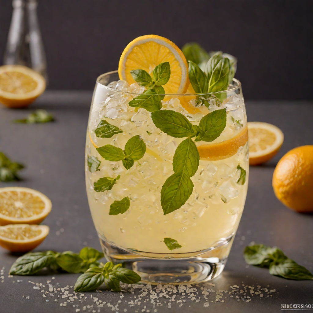 Shake and Strain Citrus Basil Fizz