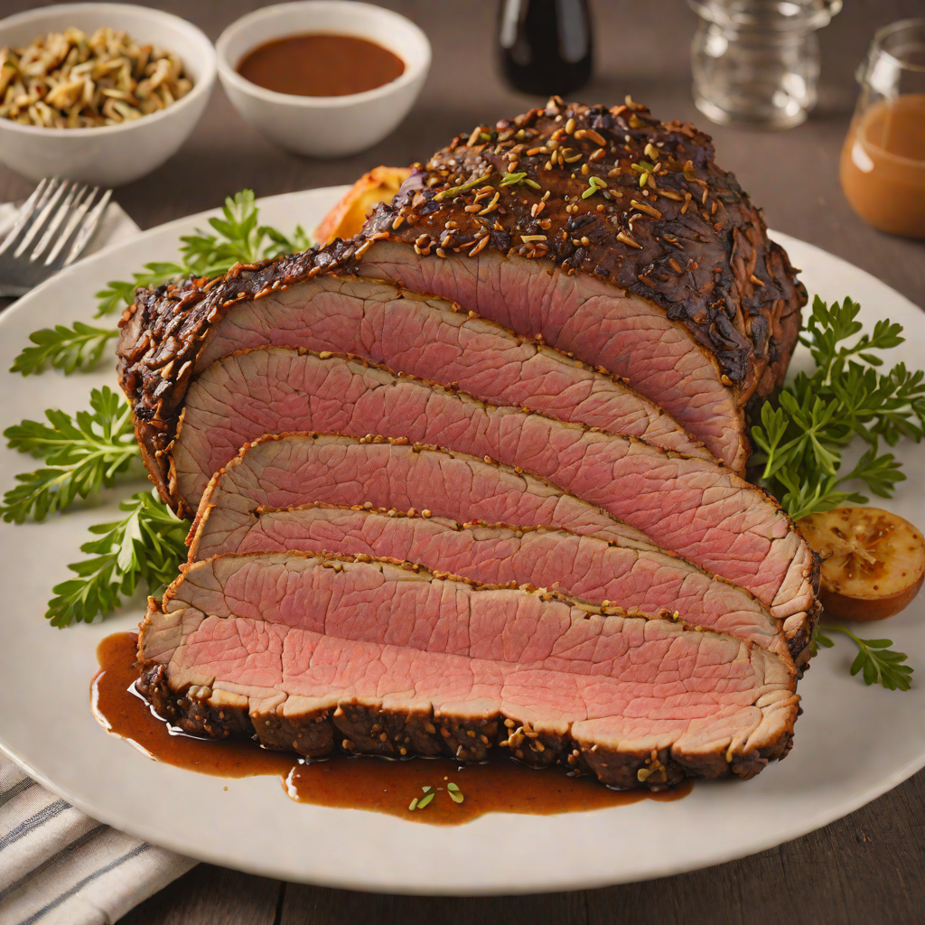 Slow-Roasted Prime Rib with Cajun Spice Rub