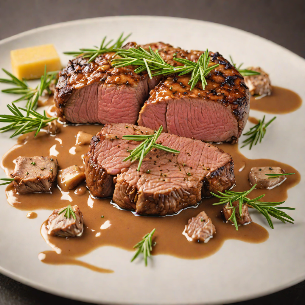 Classic Filet Mignon with Rosemary Pan Sauce