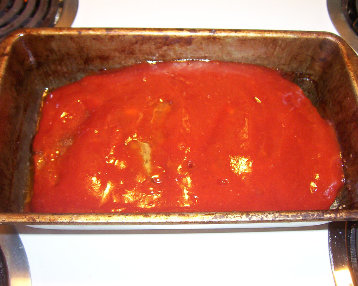 Real American Meatloaf with Herb Glaze