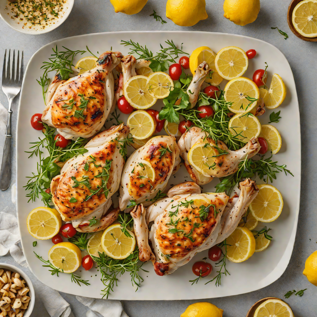 Zesty Sheet Pan Chicken with Roasted Lemon and Thyme