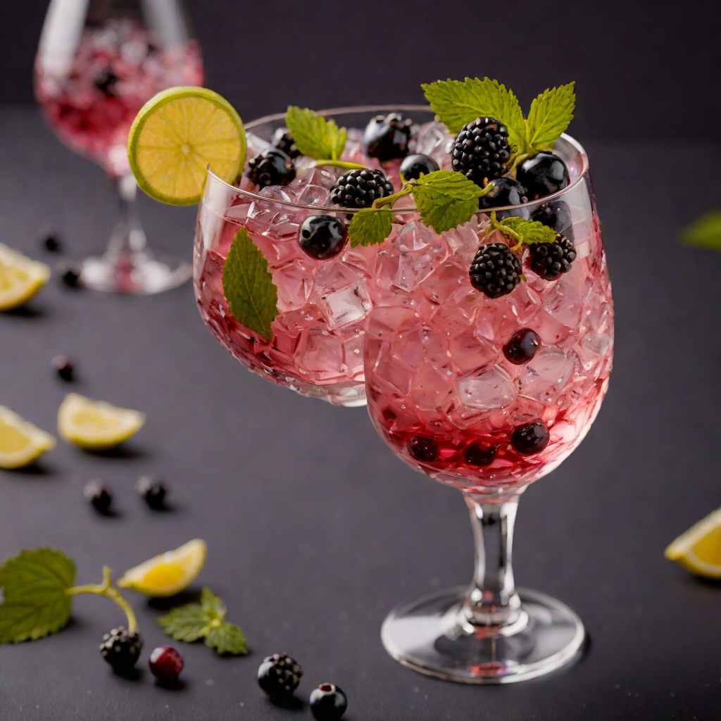 Herbal Gin and Blackcurrant Stir