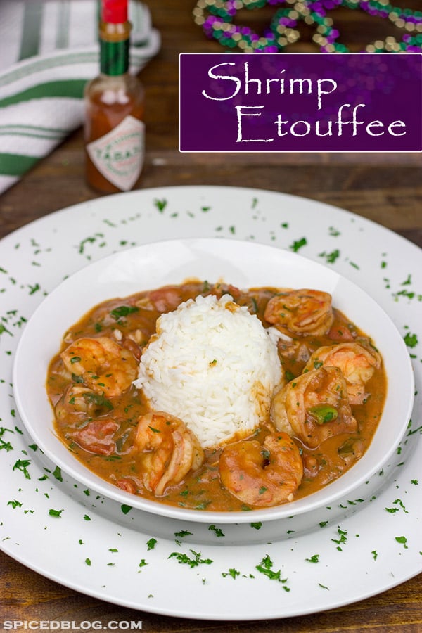 Native Cajun Shrimp Etouffee with Andouille Sausage