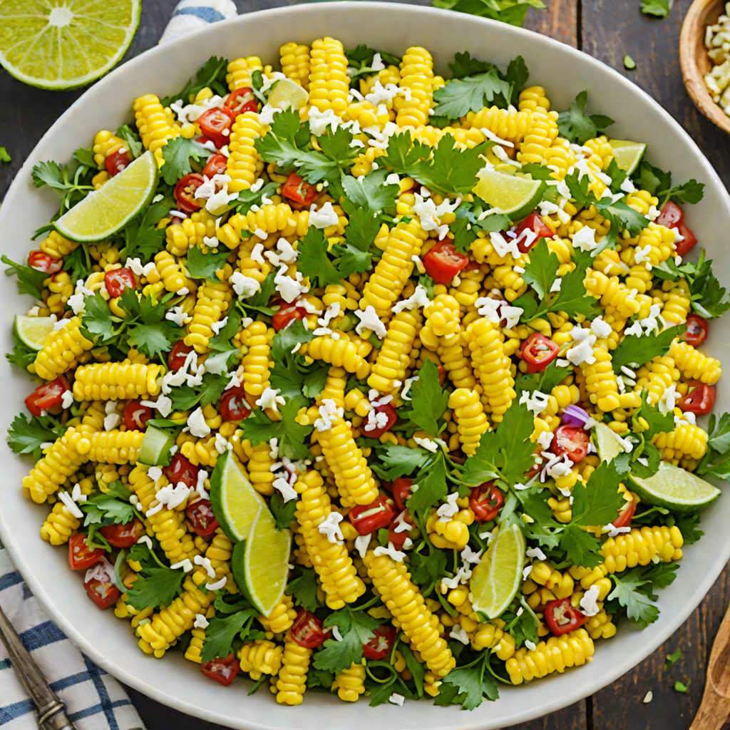 Vibrant Mexican Street Corn Salad with Cotija and Lime