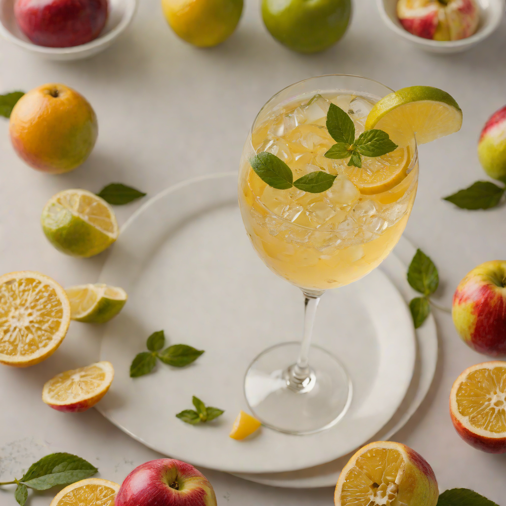 Shaken Citrus-Apple Spritz